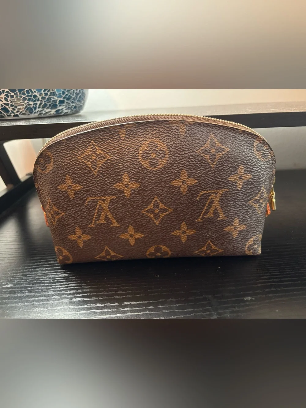 Authentic Louis Vuitton Monogram Cosmetic Pouch-PM